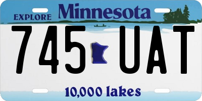 MN license plate 745UAT