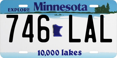 MN license plate 746LAL