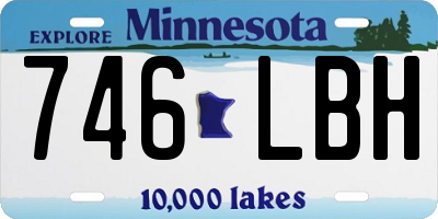 MN license plate 746LBH