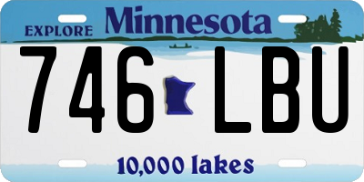 MN license plate 746LBU