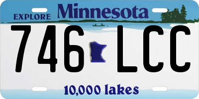 MN license plate 746LCC