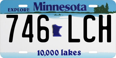 MN license plate 746LCH
