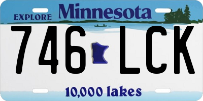 MN license plate 746LCK