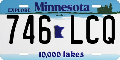 MN license plate 746LCQ