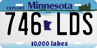MN license plate 746LDS