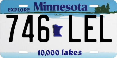 MN license plate 746LEL