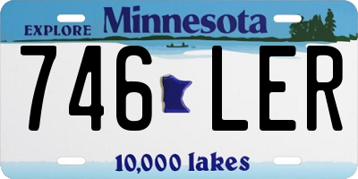 MN license plate 746LER