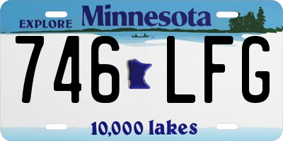 MN license plate 746LFG