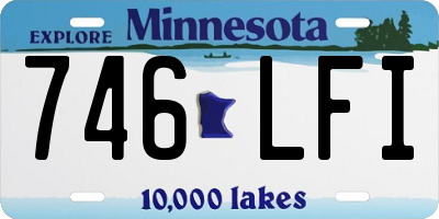 MN license plate 746LFI