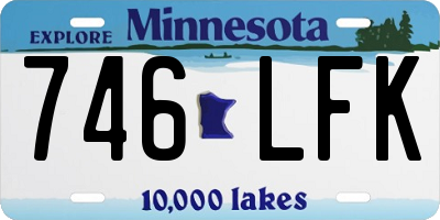 MN license plate 746LFK