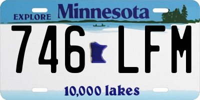 MN license plate 746LFM