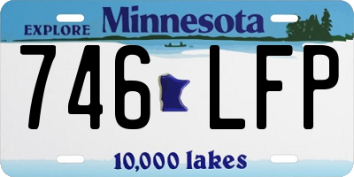 MN license plate 746LFP