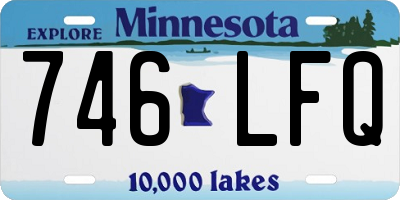 MN license plate 746LFQ