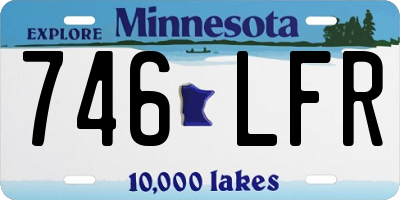 MN license plate 746LFR