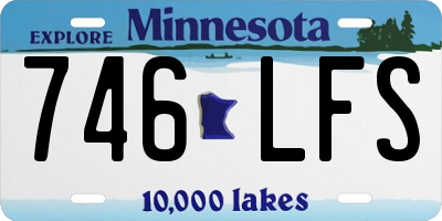 MN license plate 746LFS