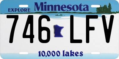 MN license plate 746LFV