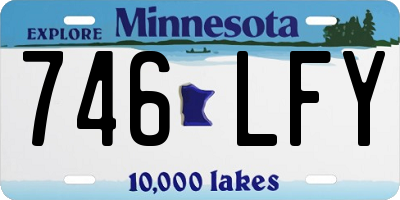 MN license plate 746LFY