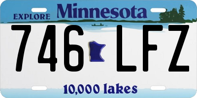 MN license plate 746LFZ