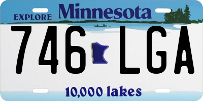 MN license plate 746LGA