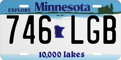 MN license plate 746LGB