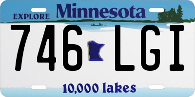 MN license plate 746LGI