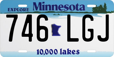 MN license plate 746LGJ