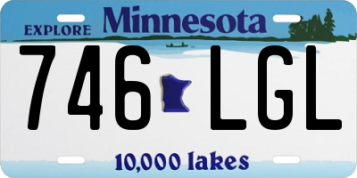 MN license plate 746LGL