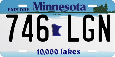 MN license plate 746LGN