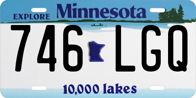 MN license plate 746LGQ