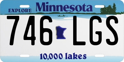 MN license plate 746LGS