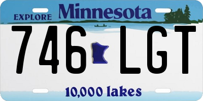 MN license plate 746LGT