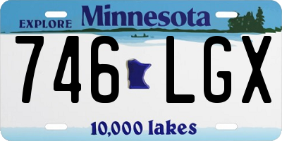 MN license plate 746LGX