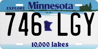 MN license plate 746LGY