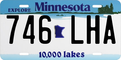 MN license plate 746LHA
