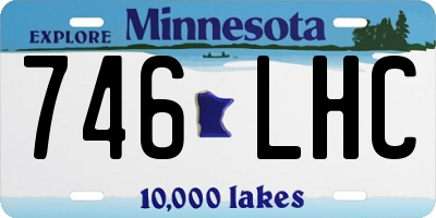 MN license plate 746LHC