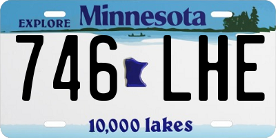 MN license plate 746LHE