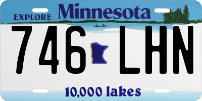 MN license plate 746LHN