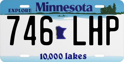 MN license plate 746LHP