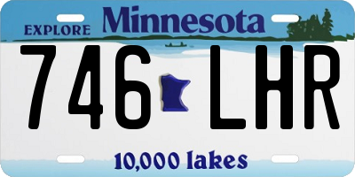 MN license plate 746LHR