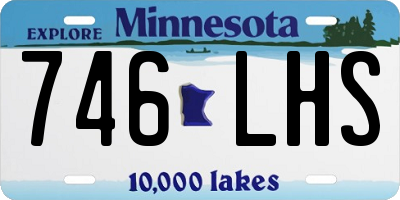 MN license plate 746LHS