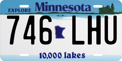 MN license plate 746LHU