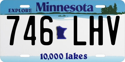 MN license plate 746LHV