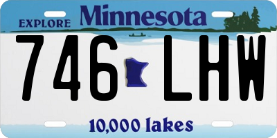 MN license plate 746LHW