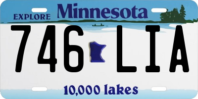 MN license plate 746LIA