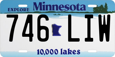 MN license plate 746LIW