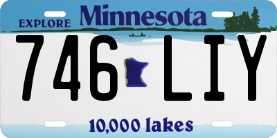 MN license plate 746LIY