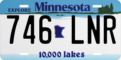 MN license plate 746LNR