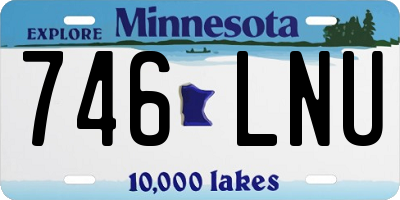 MN license plate 746LNU