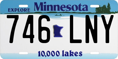 MN license plate 746LNY