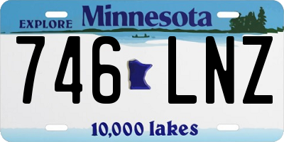 MN license plate 746LNZ
